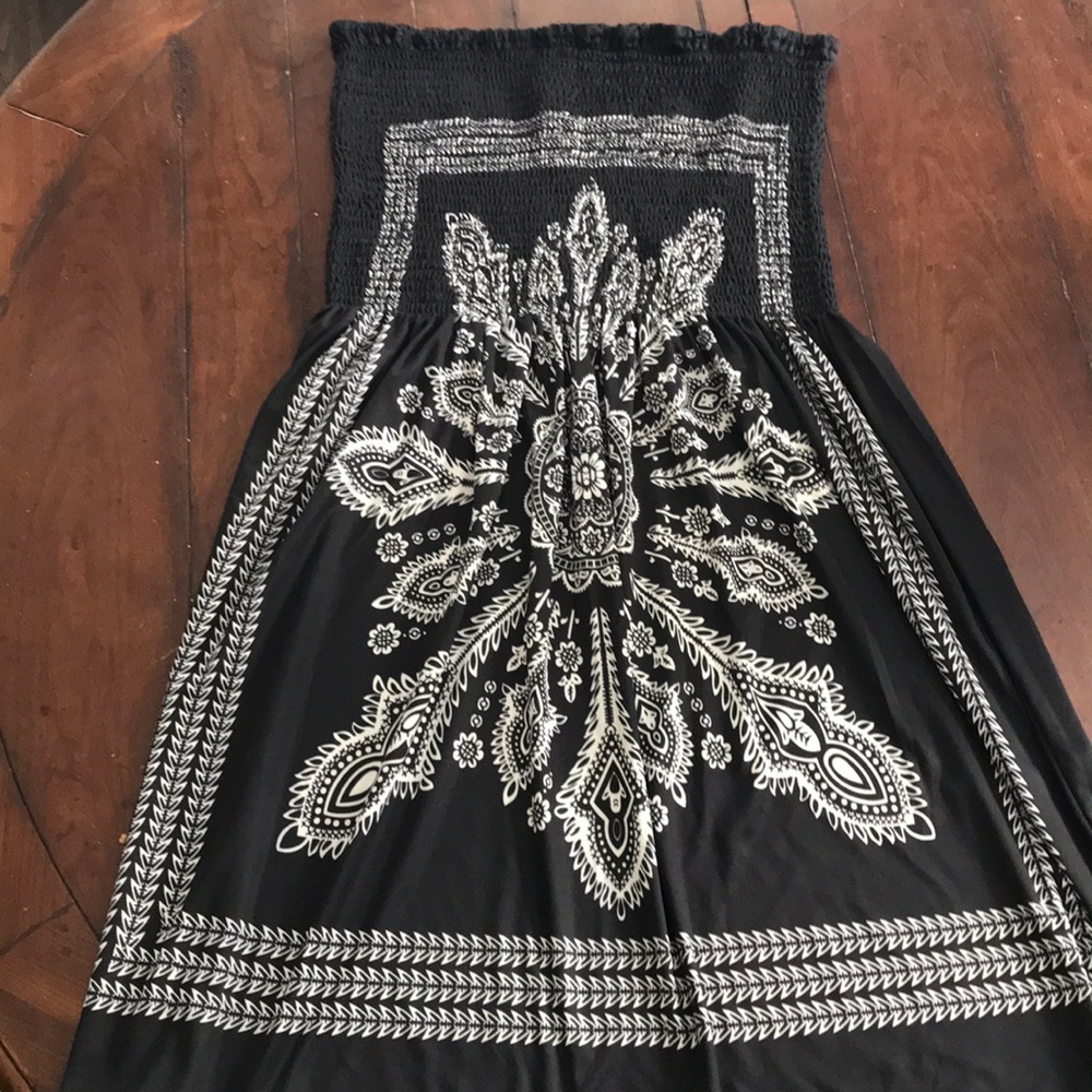 Black flowy dress